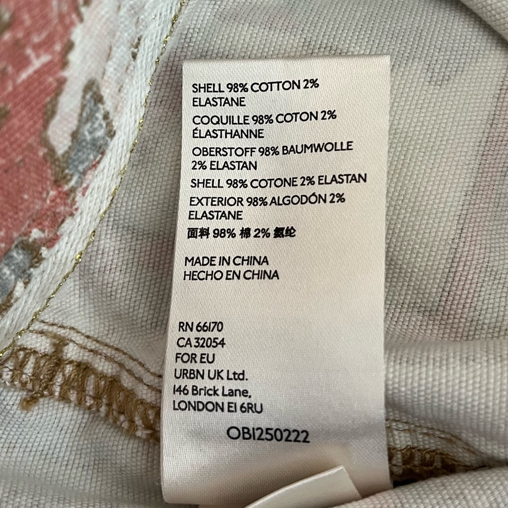 {By Anthropologie} The Wanderer Utility Tapestry Pants - Womens 27 - Picture 12 of 13